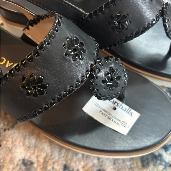 Jack Rogers Women's Black Sandals - Picture 6 of 11